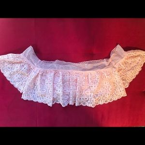Lacy off the shoulder bralette